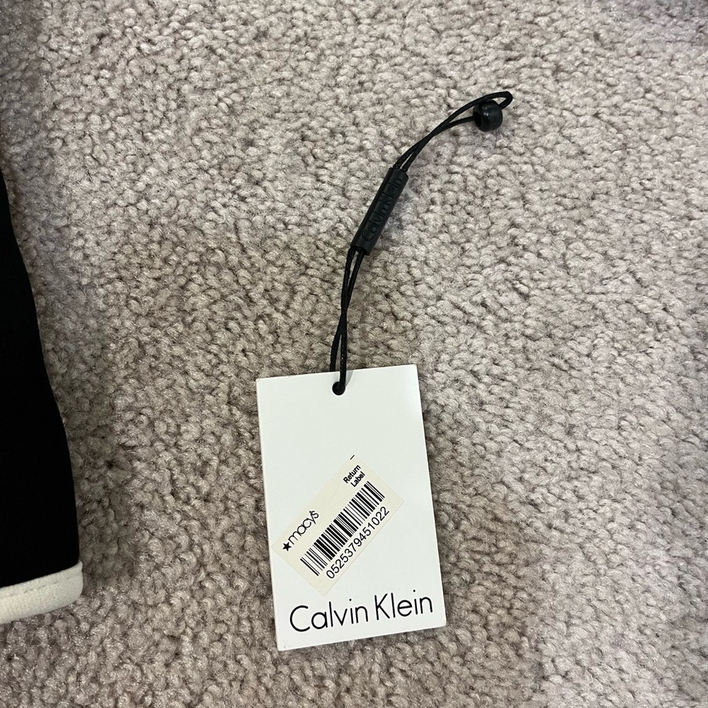 Calvin Klein Blazer Jacket with Zipper Accents - Picture 11 of 13